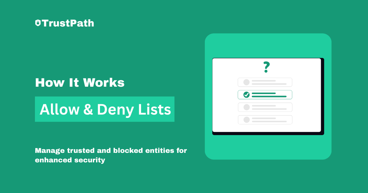 Allow & Deny Lists - Advanced Access Control Management